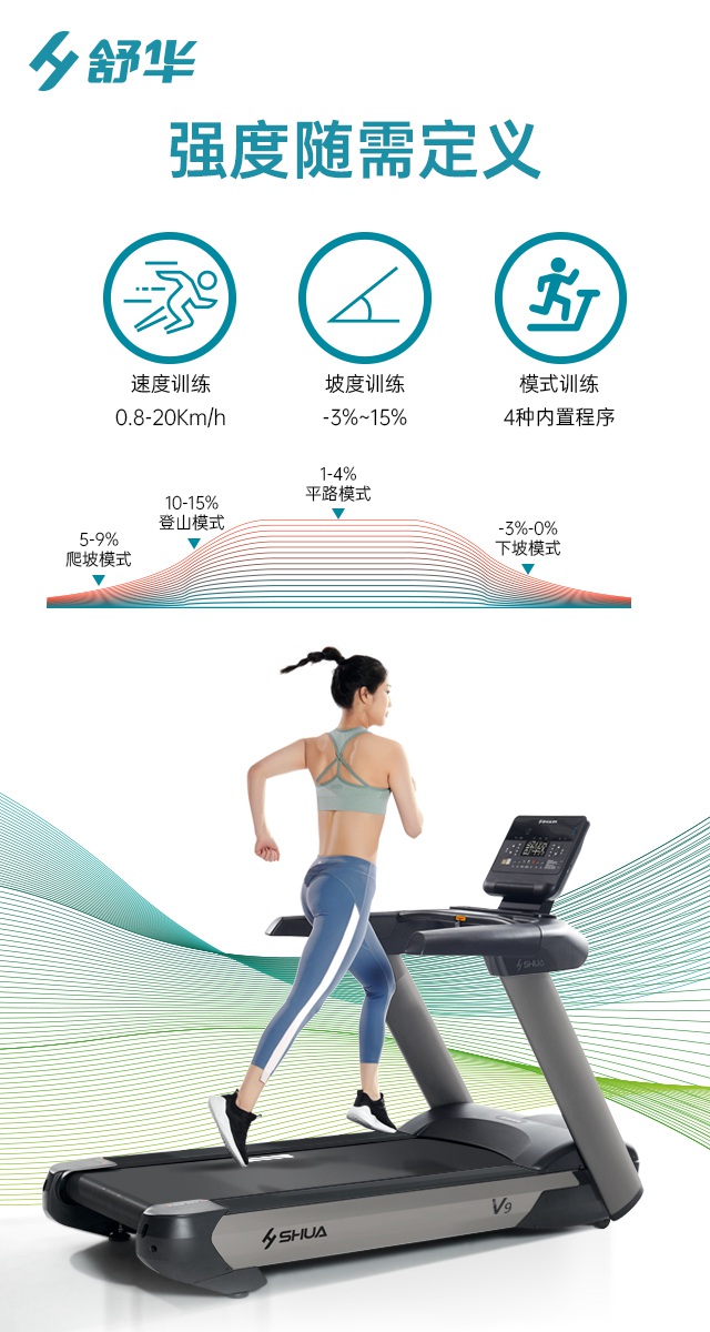 谈求吧V9跑步机SH-T8919-广西谈求吧体育健身器材有限公司