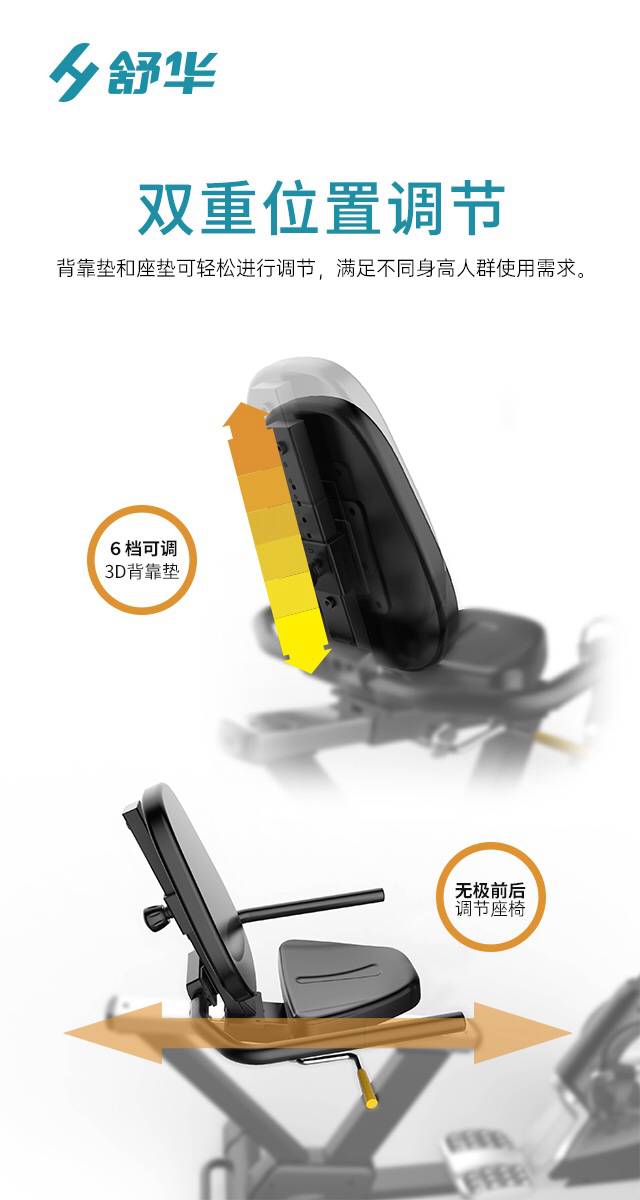 SH-B5836R 卧式健身车-广西谈求吧体育健身器材有限公司